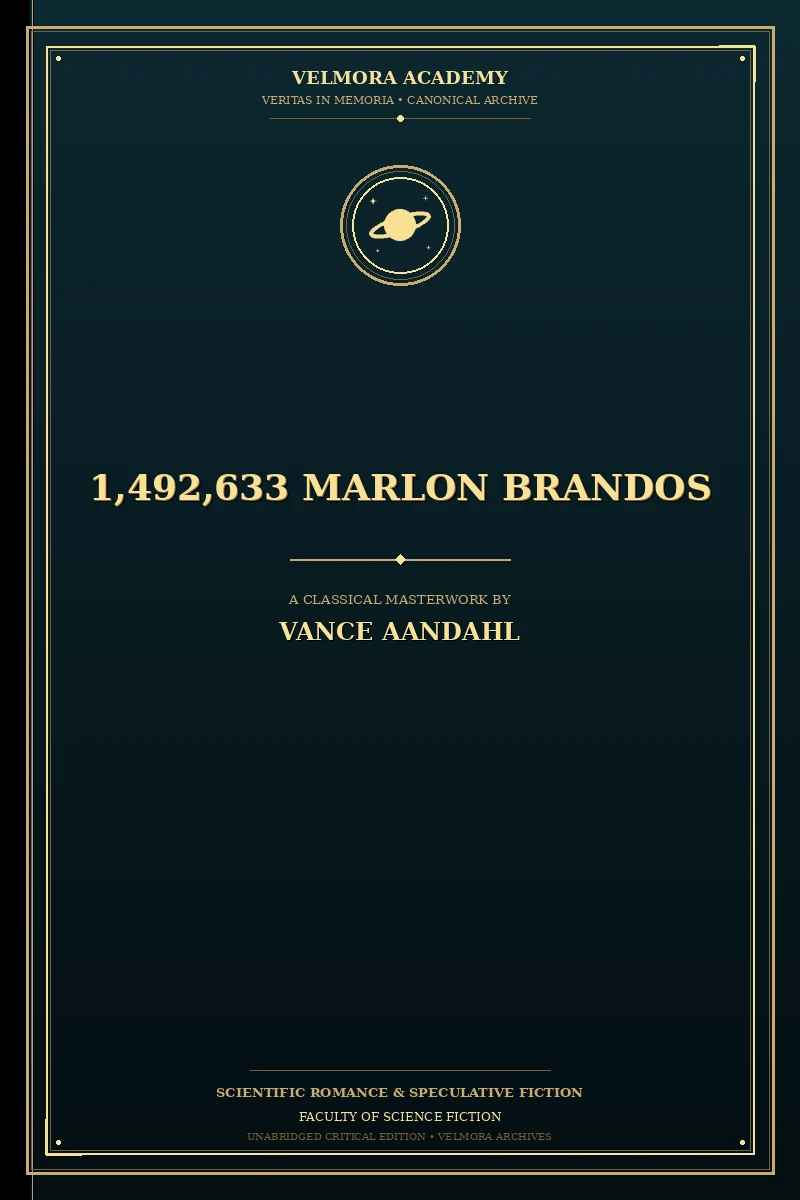 Cover of 1,492,633 Marlon Brandos