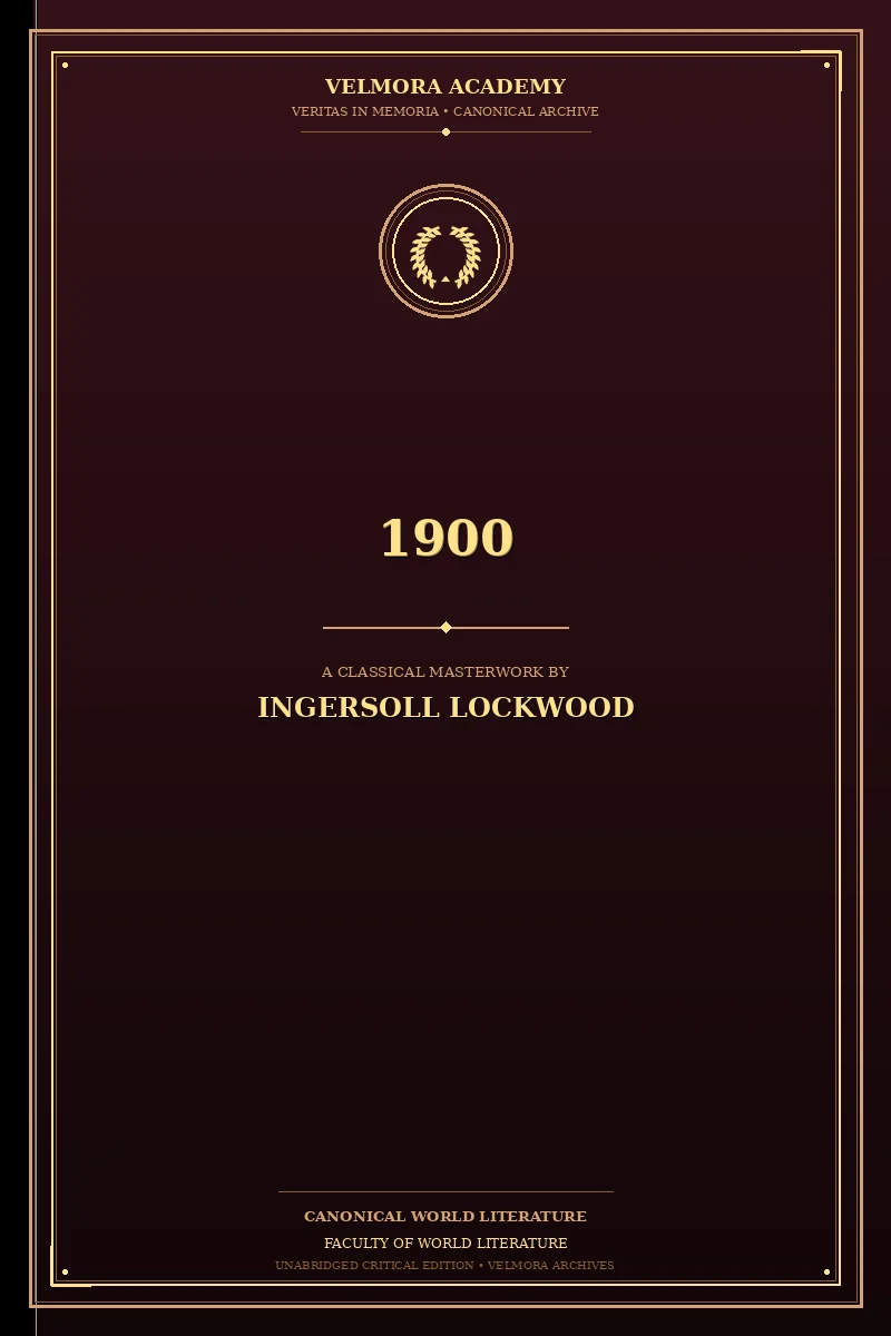Cover of 1900