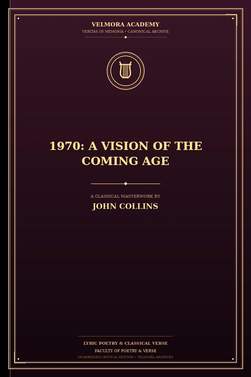 Cover of 1970: A Vision of the Coming Age