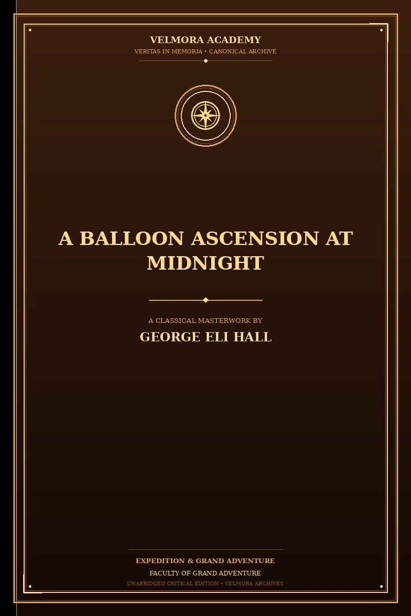 Cover of A Balloon Ascension at Midnight