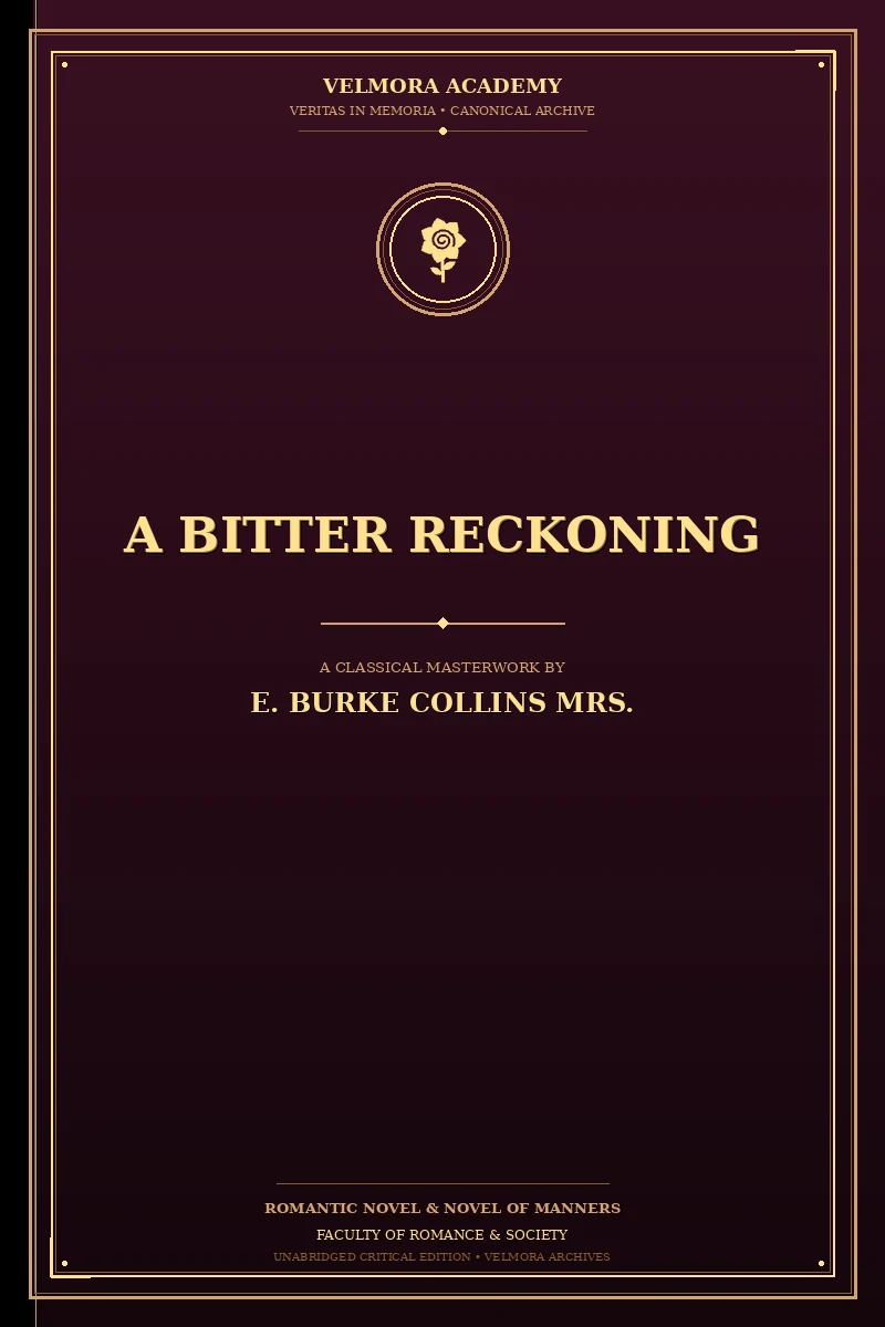 Cover of A bitter reckoning