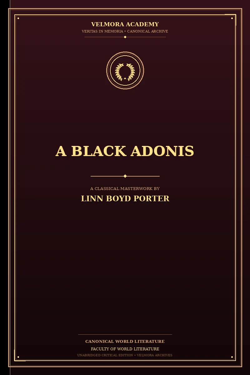 Cover of A Black Adonis