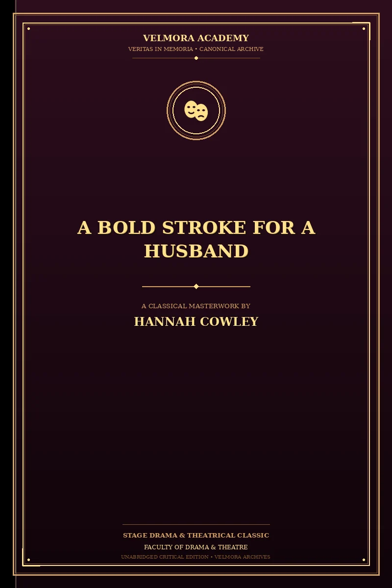 Cover of A Bold Stroke for a Husband