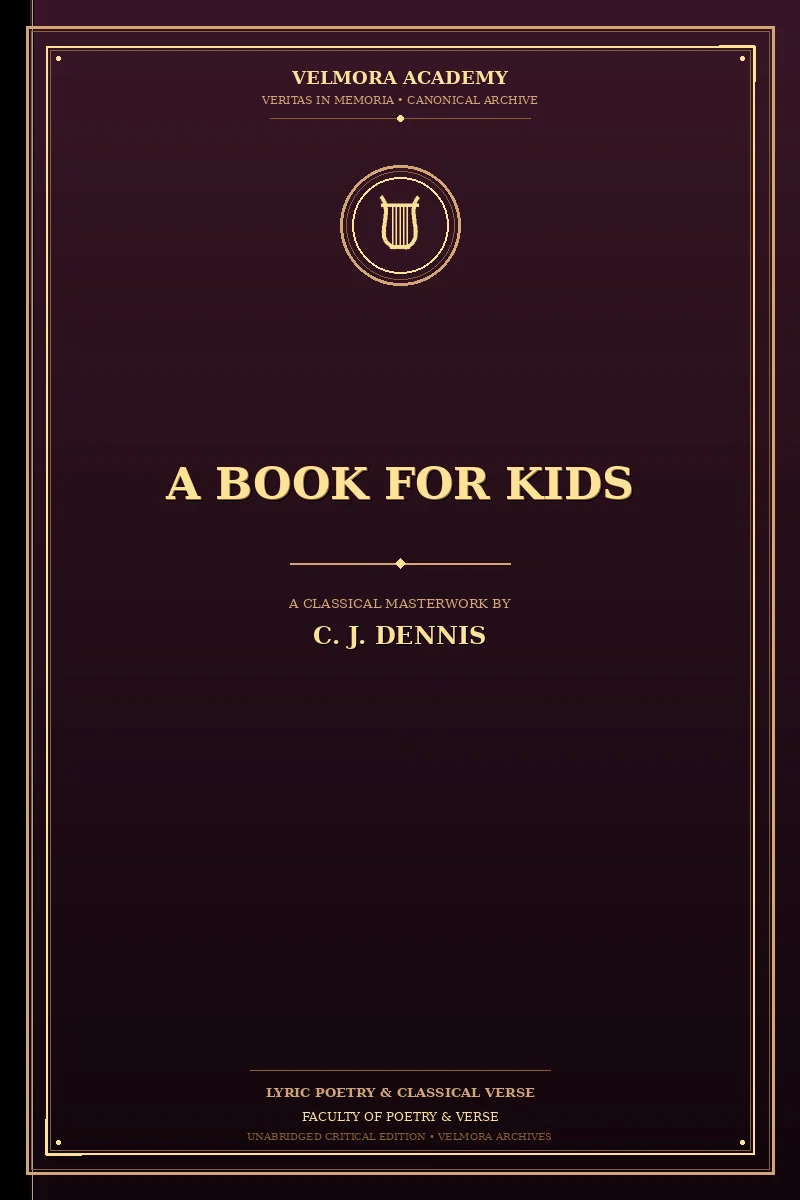 Cover of A Book for Kids