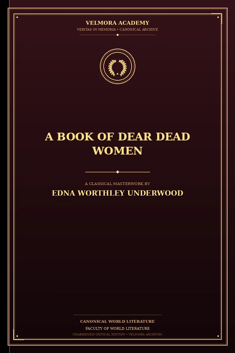 A book of dear dead women