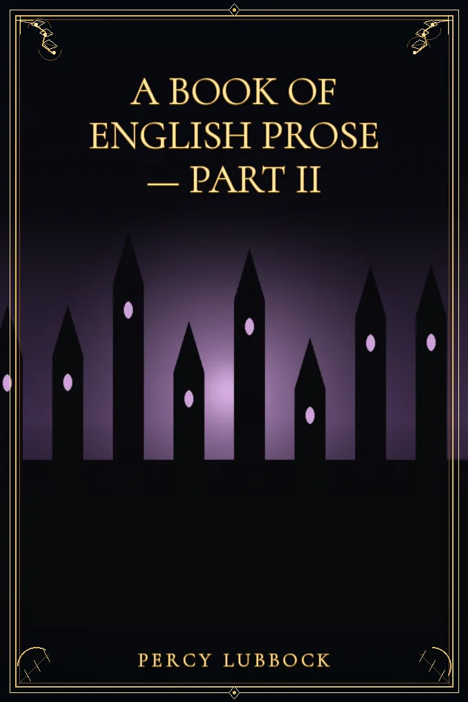 Cover of A Book of English Prose — Part II