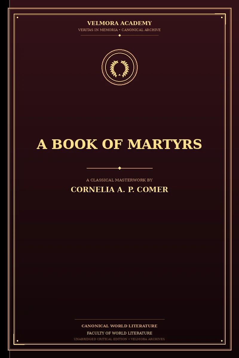Cover of A book of martyrs