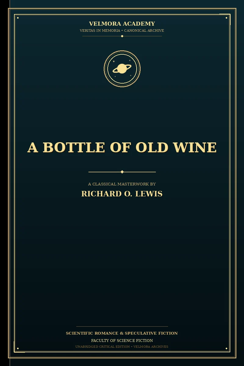 Cover of A Bottle of Old Wine