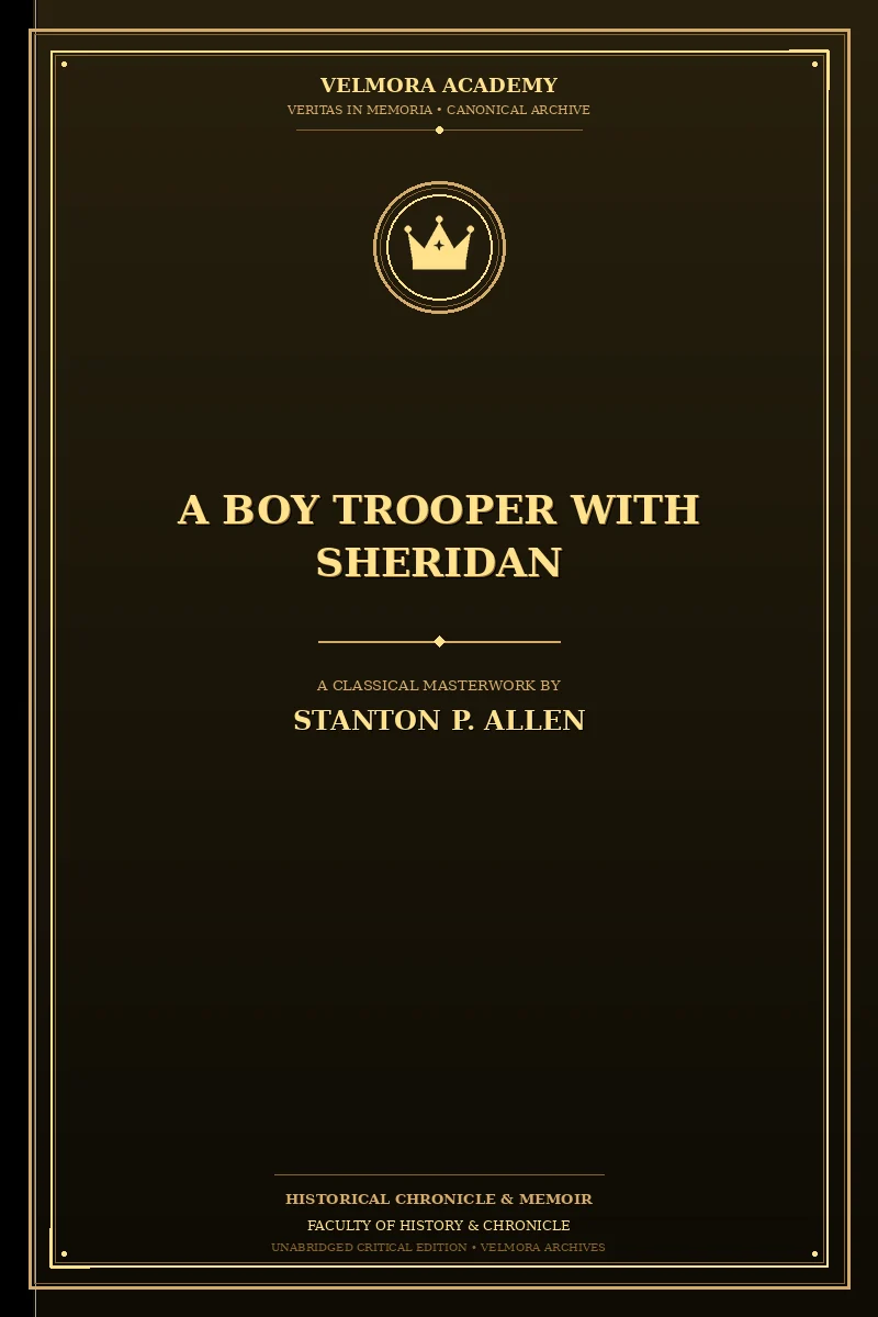 Cover of A Boy Trooper with Sheridan