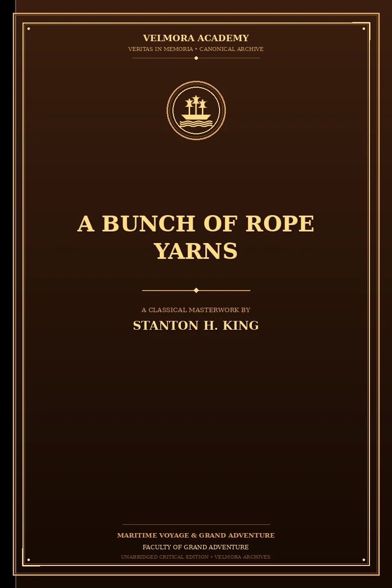 Cover of A bunch of rope yarns