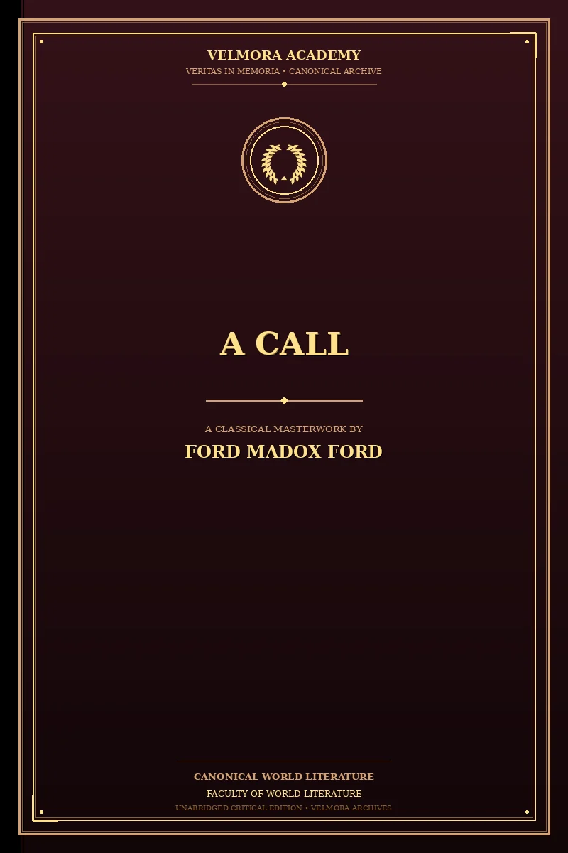 Cover of A call
