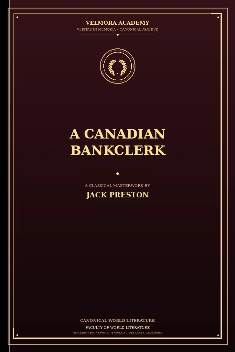 A Canadian Bankclerk