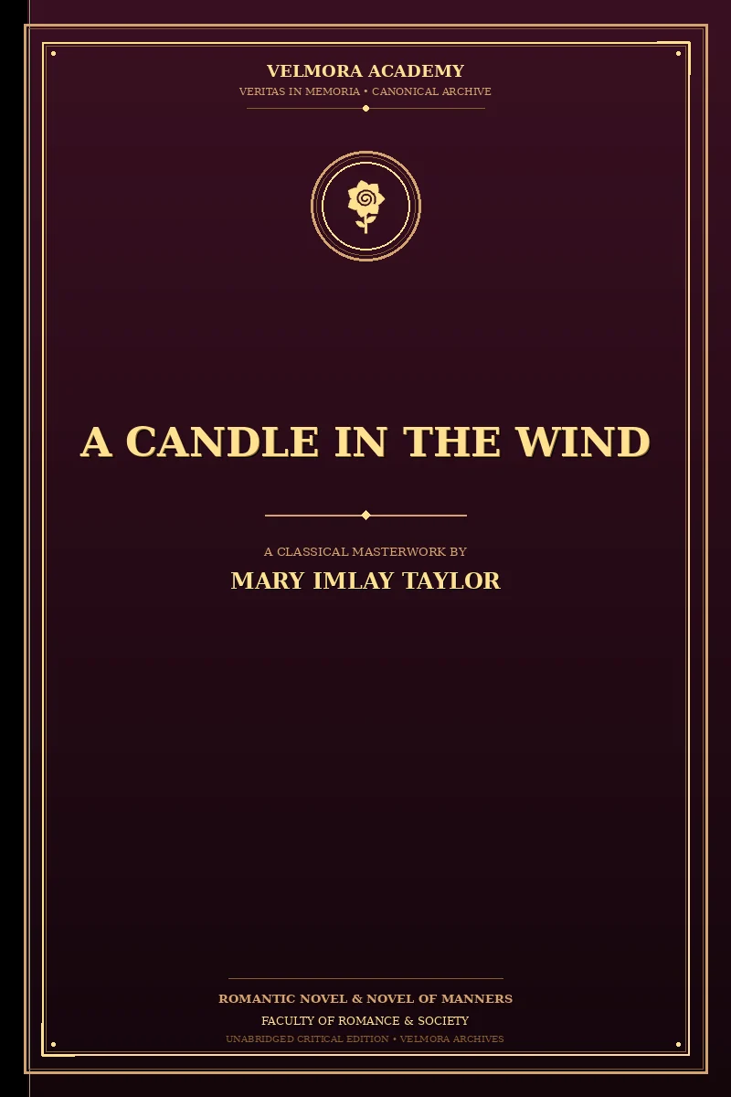 Cover of A candle in the wind