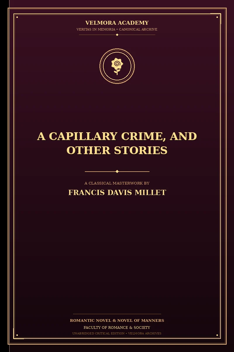 Cover of A Capillary Crime, and Other Stories