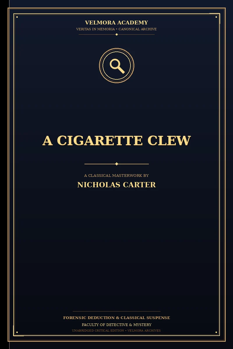 Cover of A Cigarette Clew