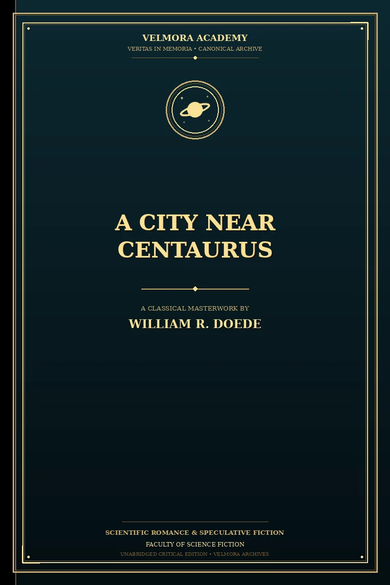 Cover of A City Near Centaurus