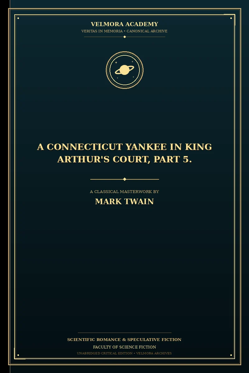 Cover of A Connecticut Yankee in King Arthur's Court, Part 5.