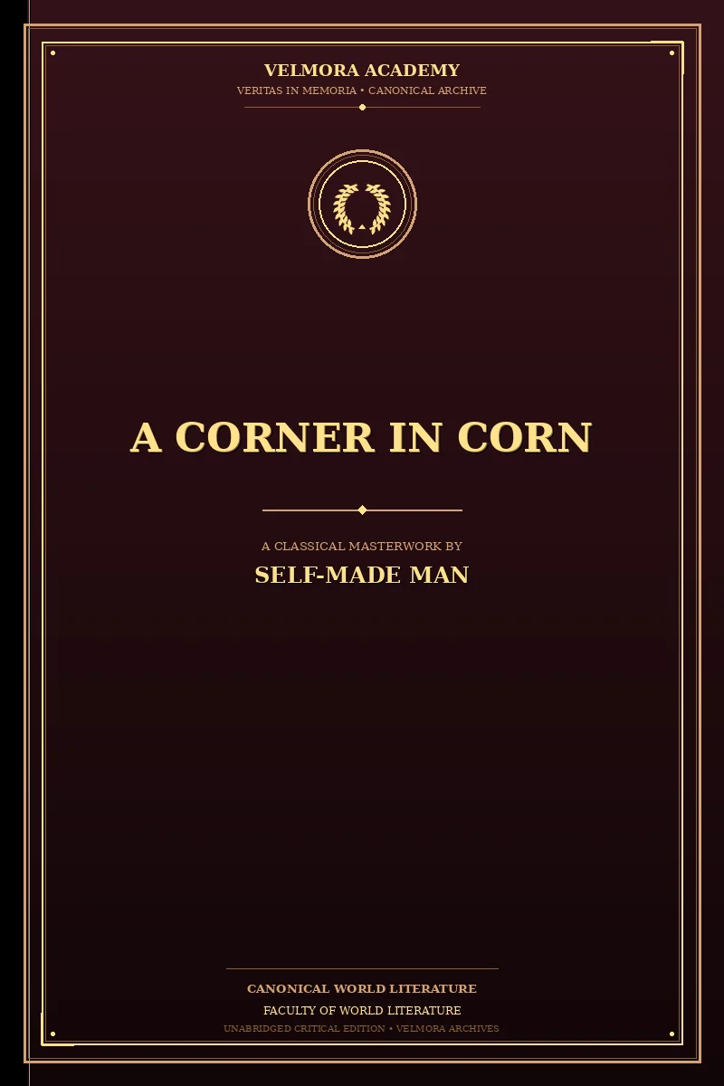 Cover of A corner in corn