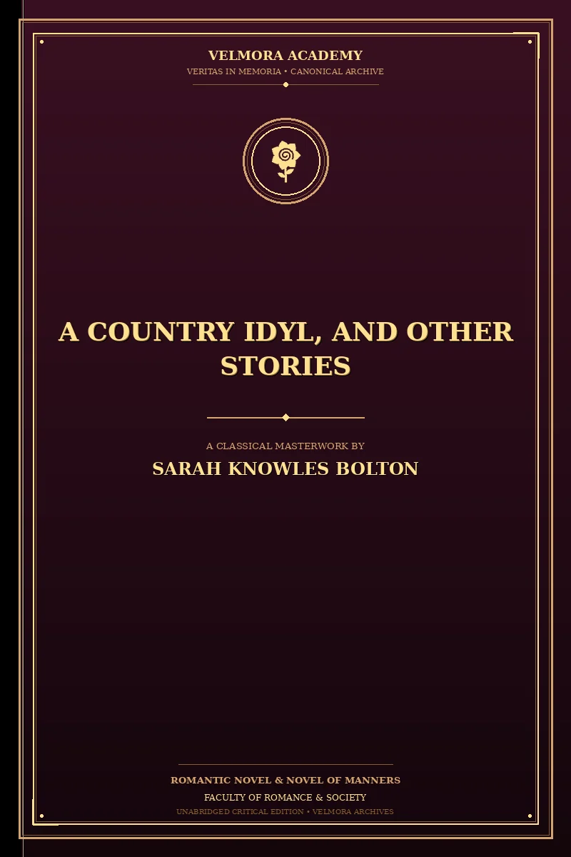 Cover of A Country Idyl, and Other Stories