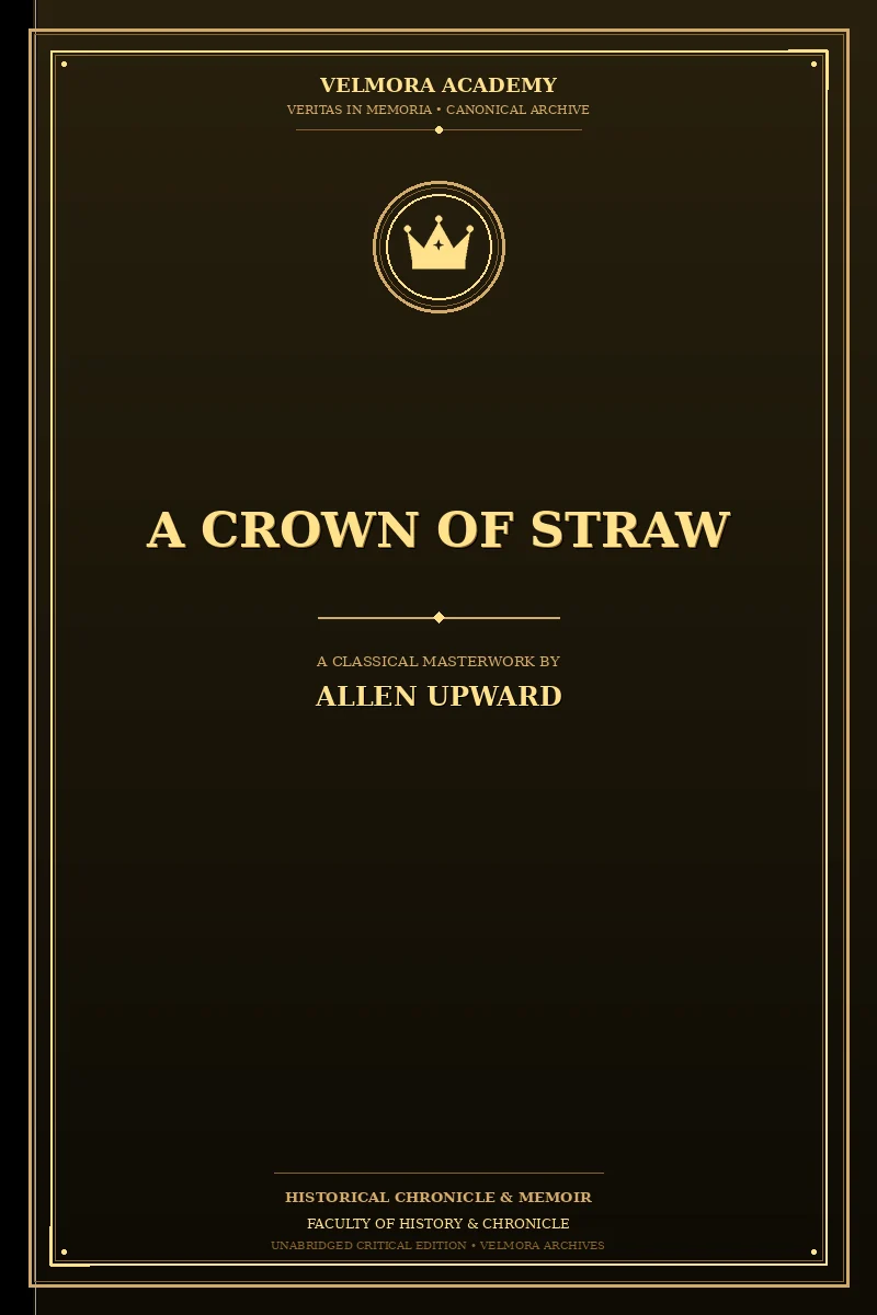 Cover of A crown of straw