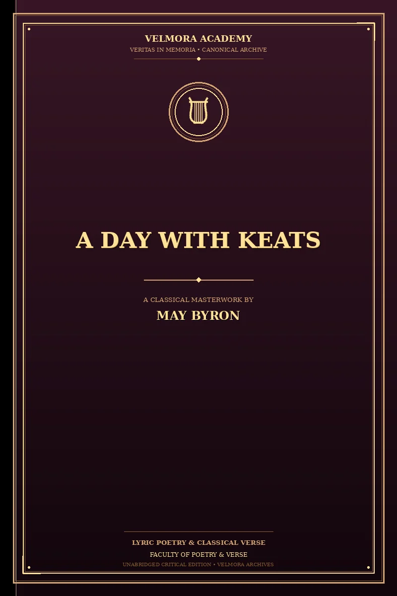 Cover of A Day with Keats
