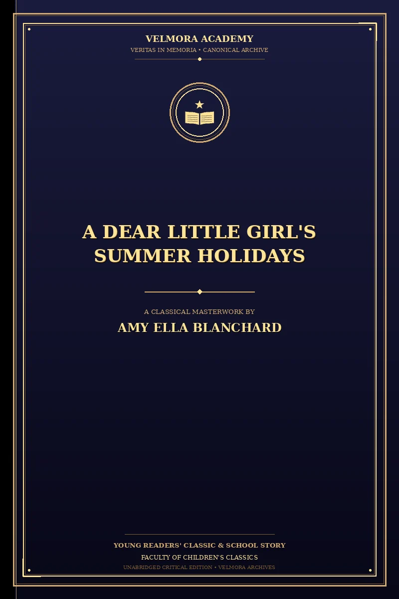 A Dear Little Girl's Summer Holidays