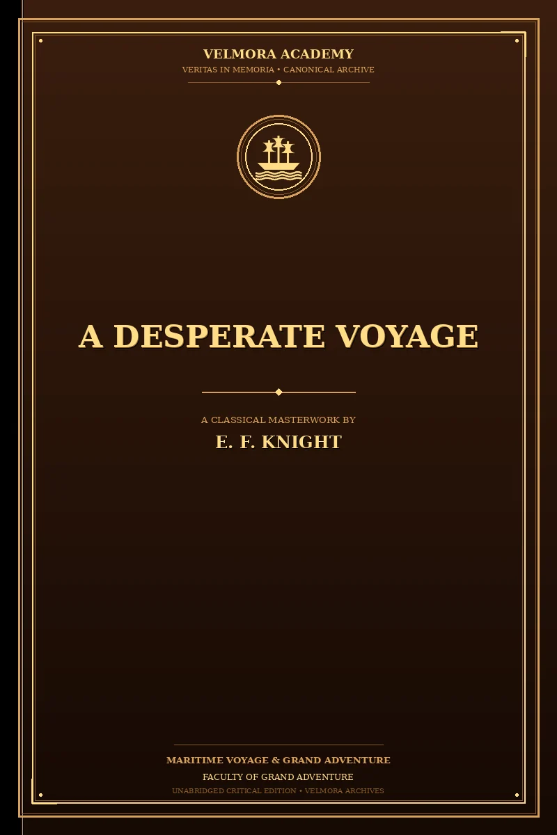 Cover of A Desperate Voyage