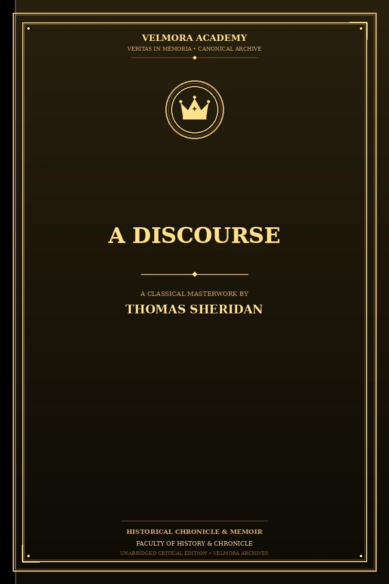 Cover of A Discourse