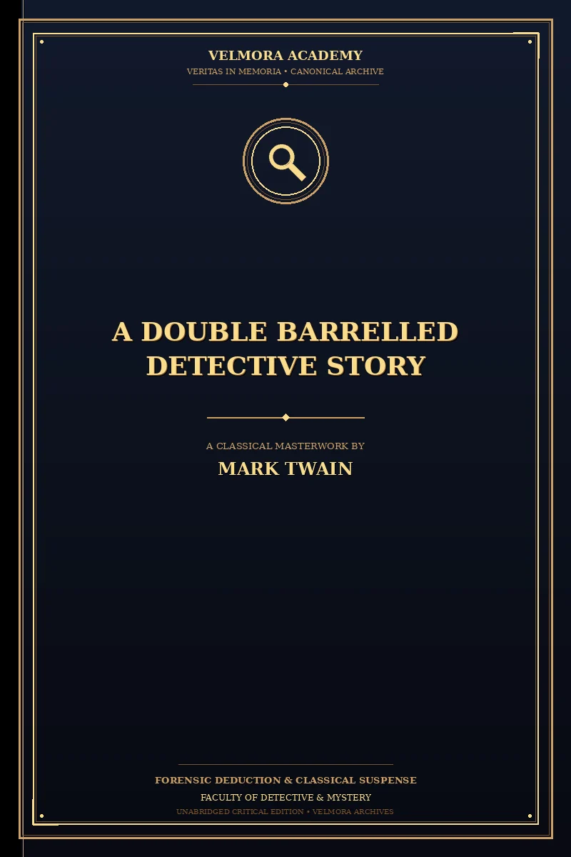 A Double Barrelled Detective Story