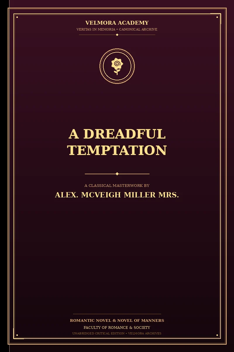 Cover of A Dreadful Temptation
