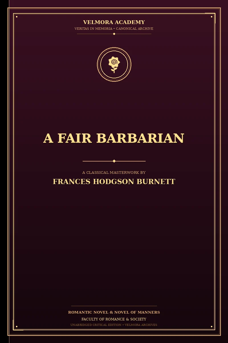 Cover of A Fair Barbarian