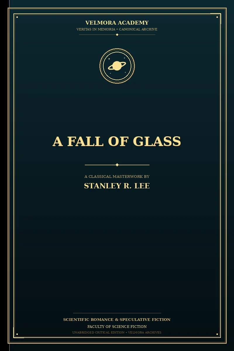 Cover of A Fall of Glass