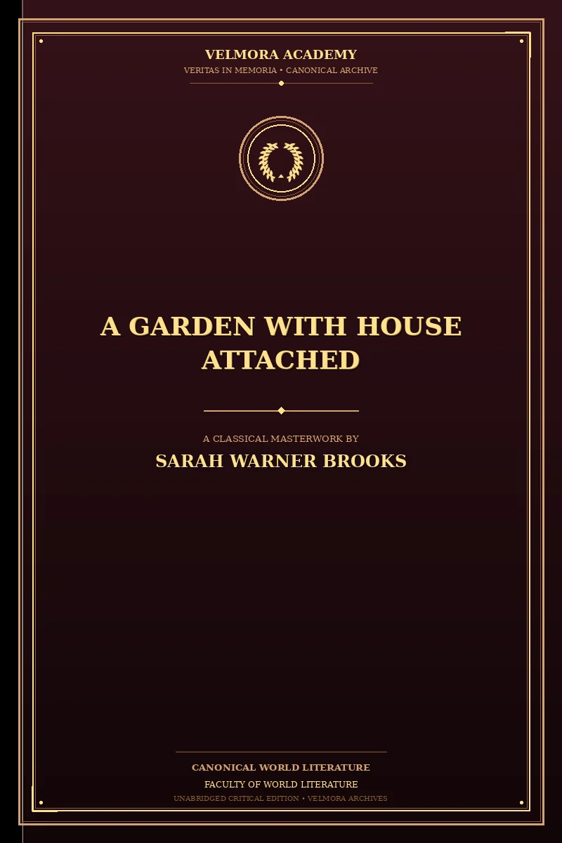 A Garden with House Attached