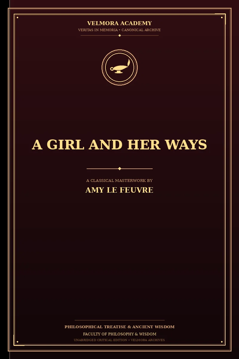 A girl and her ways