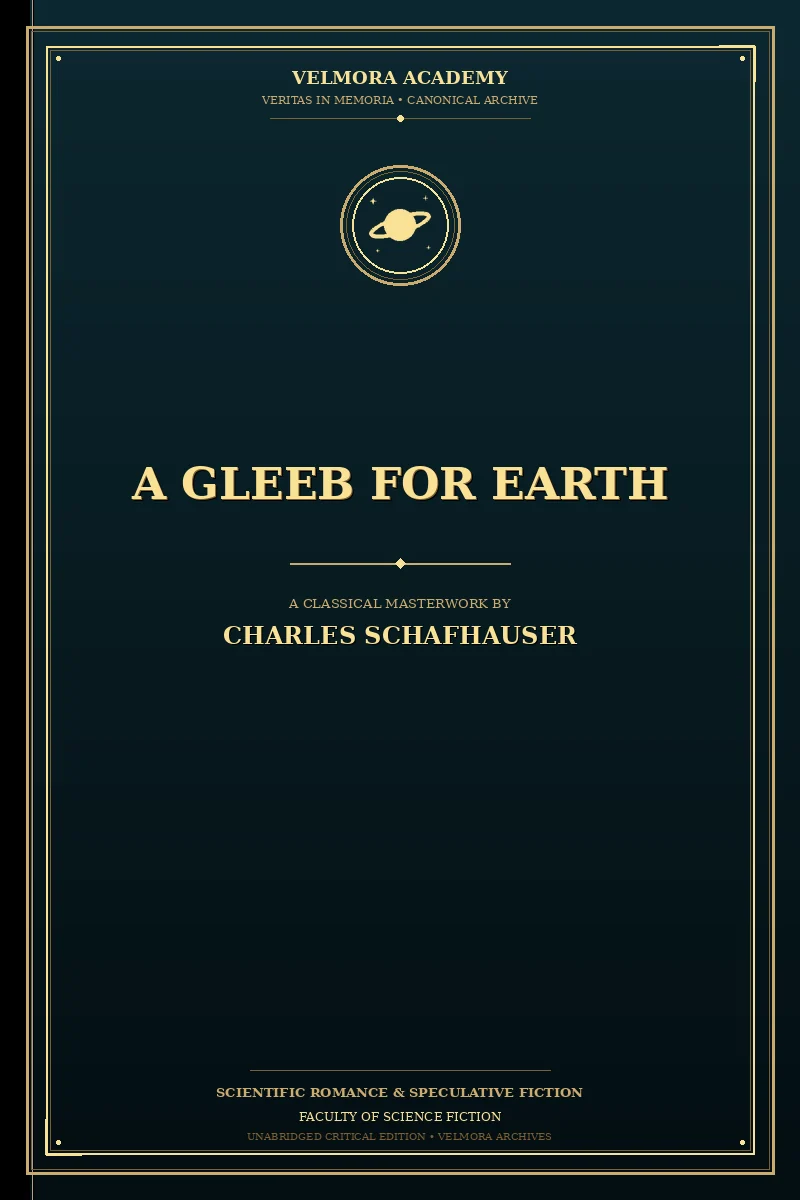Cover of A Gleeb for Earth
