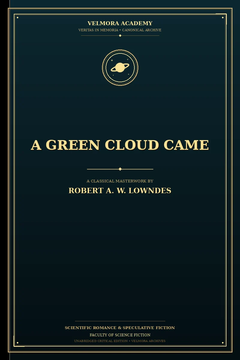 Cover of A Green Cloud Came