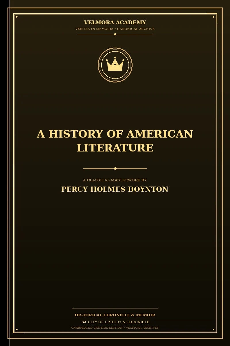 A History of American Literature