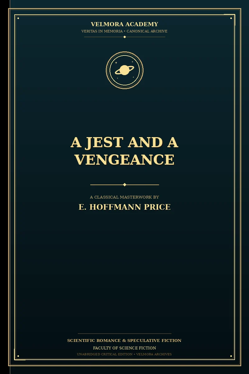 Cover of A jest and a vengeance