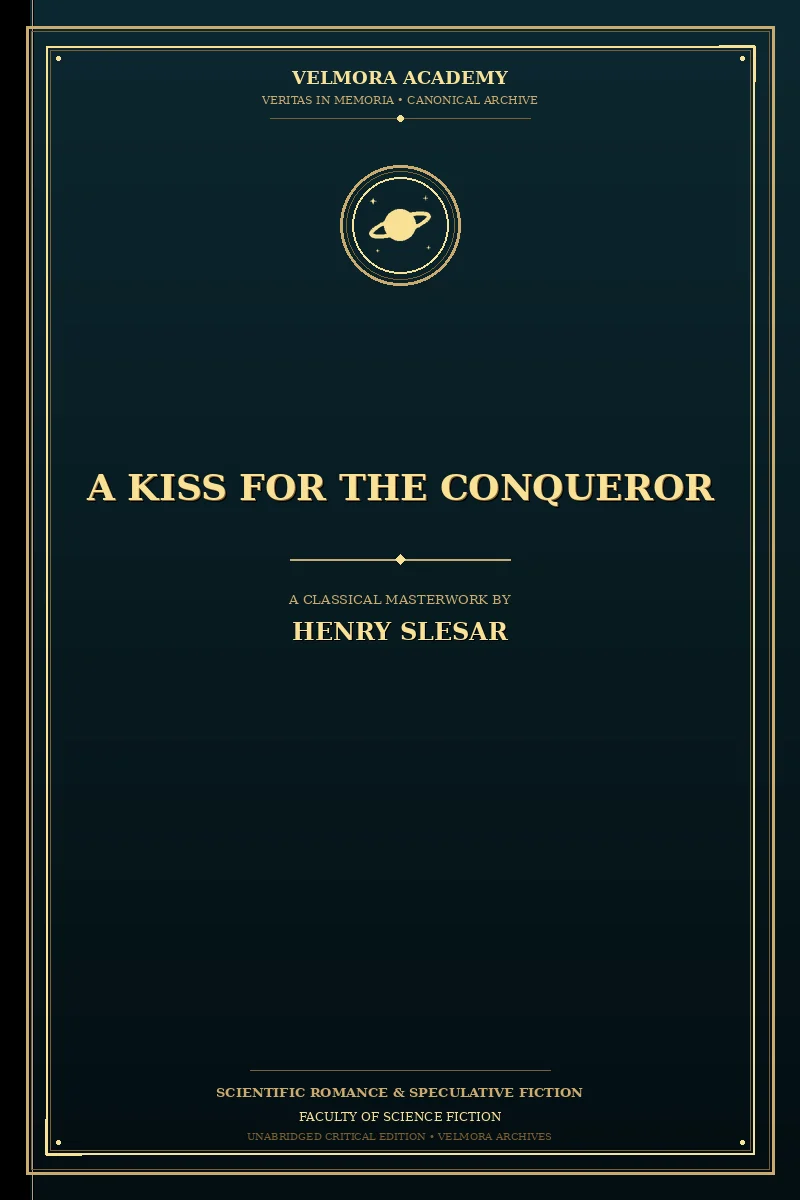 A kiss for the conqueror
