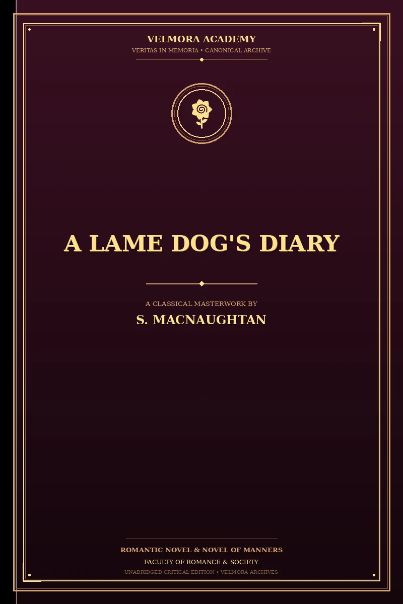 A Lame Dog's Diary