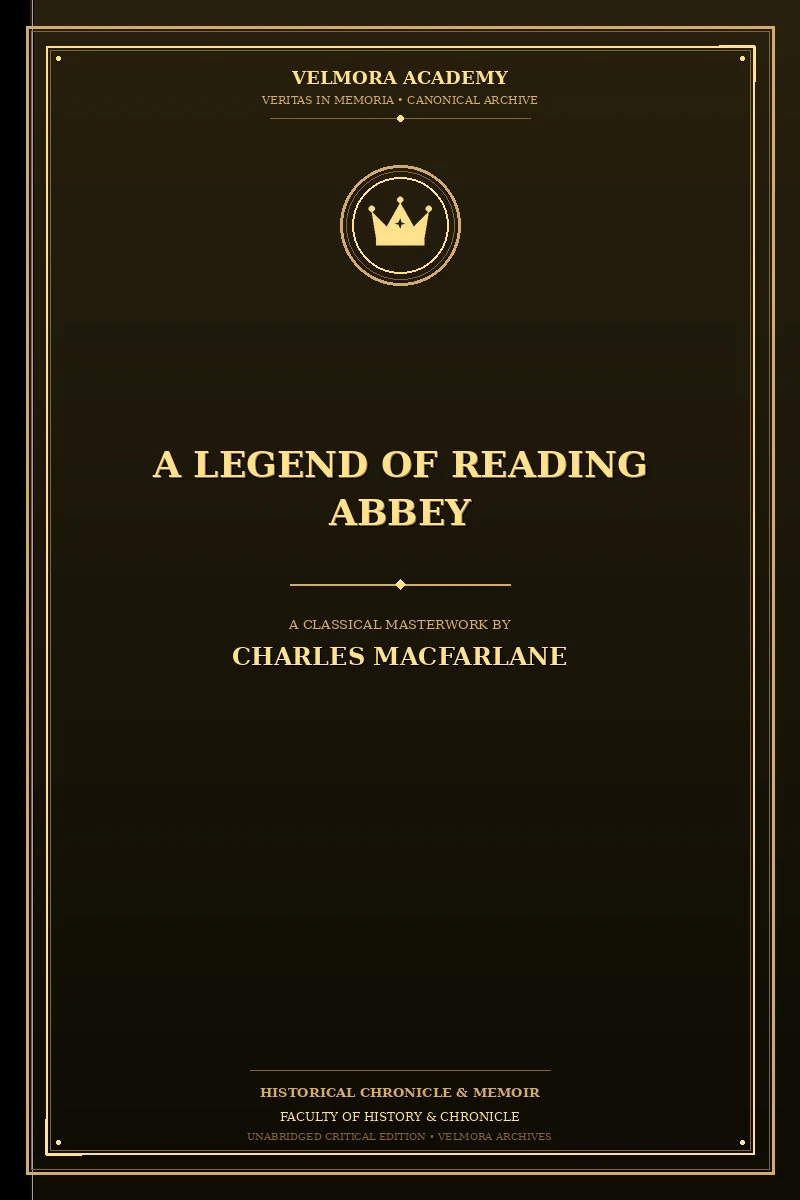 Cover of A Legend of Reading Abbey