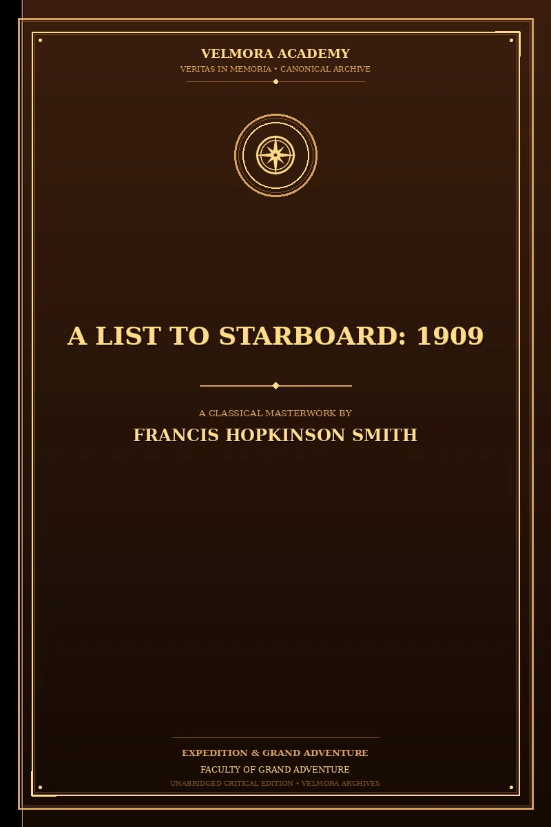 Cover of A List To Starboard: 1909