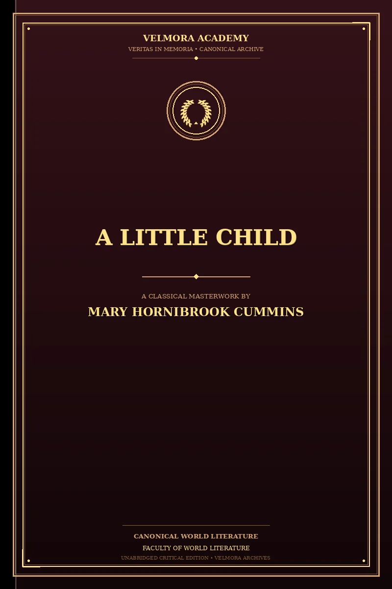Cover of A little child