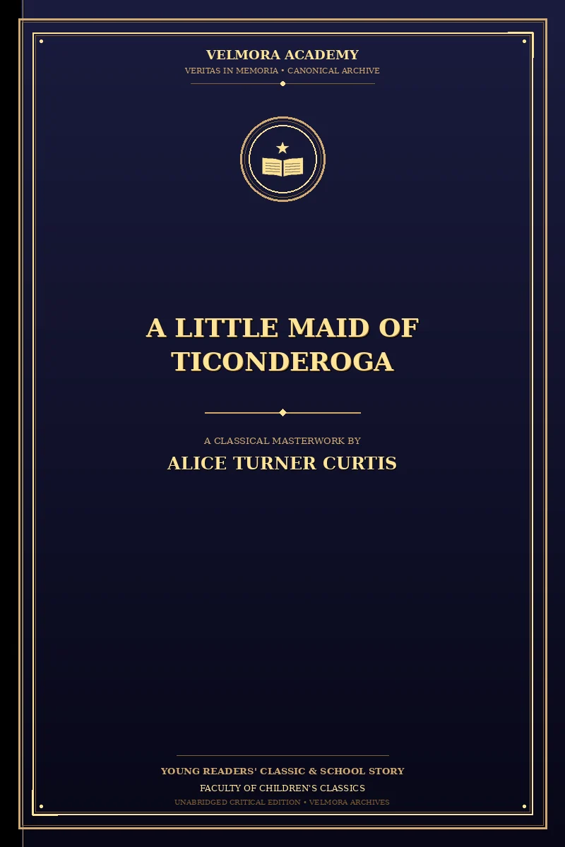 Cover of A Little Maid of Ticonderoga