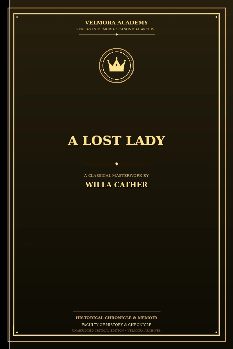 Cover of A Lost Lady