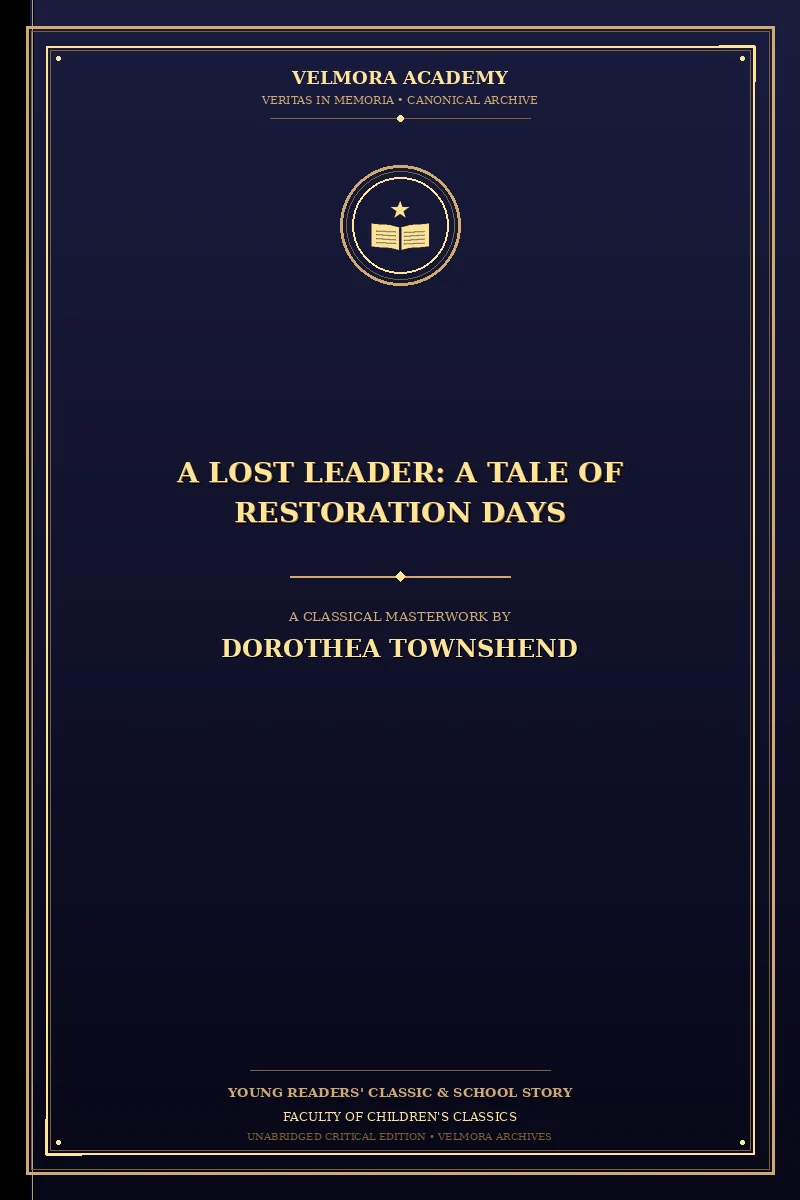 A Lost Leader: A Tale of Restoration Days