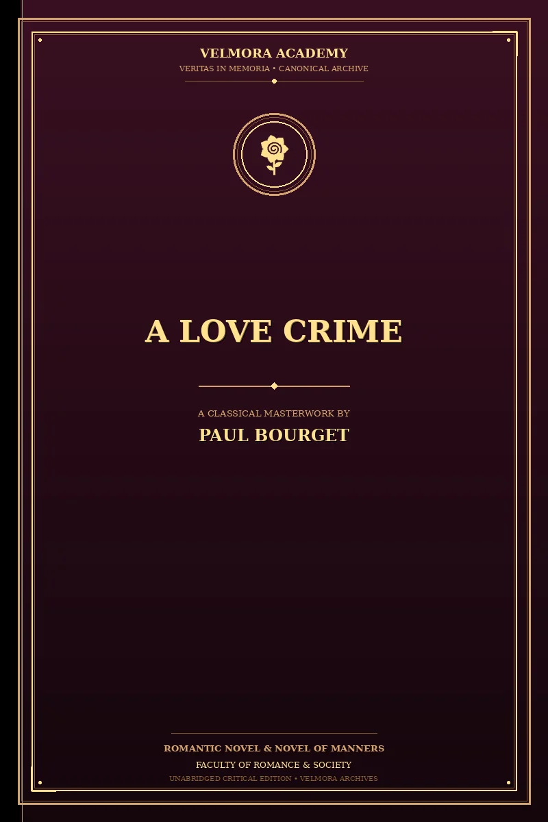 Cover of A Love Crime