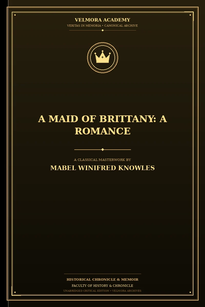 Cover of A Maid of Brittany: A Romance