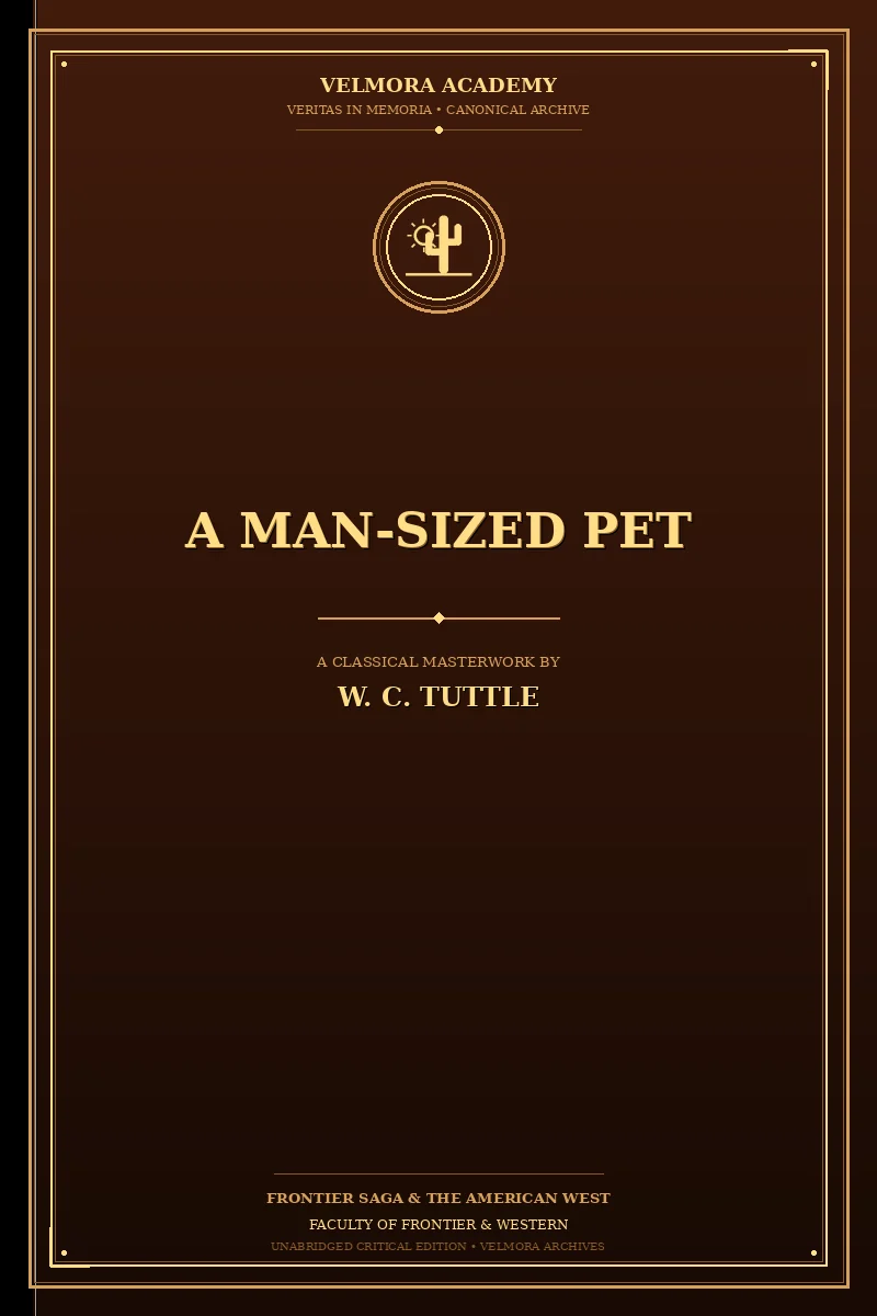 Cover of A Man-Sized Pet