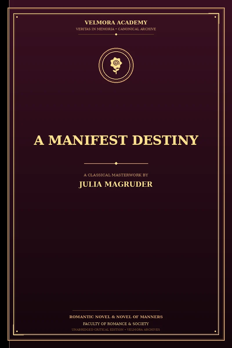 Cover of A Manifest Destiny